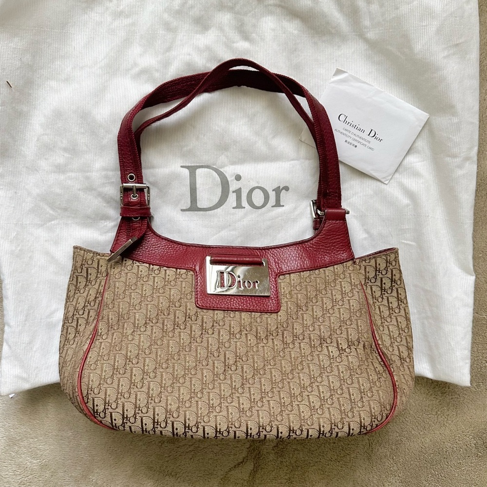 Dior Y2k Diorissimo Street Chic Trotter Shoulder … - image 1